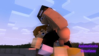 Ficken Sie meinen Freund am Strand / Minecraft Gay Sex Mod