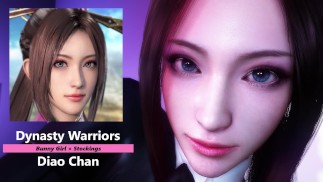 Dynasty Warriors - Diao Chan × Bunny Girl × Meias - Versão Lite