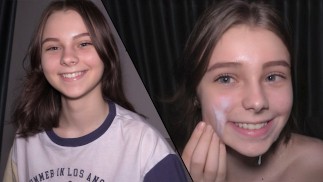 18 Jährige dient als devoter Spermamüller