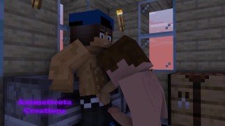 Meinen Morgenkaffee genießen, während er meinen morgendlichen Schwanz / Minecraft Gay Sex Mod genießt