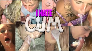 吸う yucky cum compilation - Dimecandies