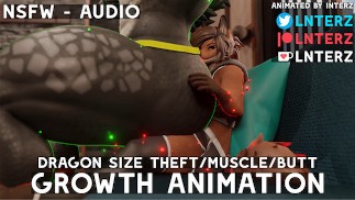 Größendiebstahl Muskelwachstum Animation