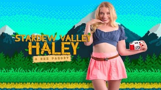 Kallie Taylor como STARDEW VALLEY HALEY é uma garota da aldeia viciada em pau duro