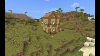 Jak postavit velký dřevěný dům pro přežití v Minecraftu