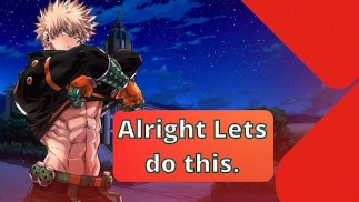 Vous approchez Bakugo et « jouez » avec vos bizarreries (Teaser de Patreon uniquement)