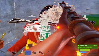 Defended RUST RAID With A Waterpipe In Their Face BALLS DEEP