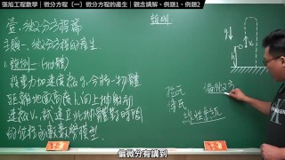 認真教一下微分方程的產生｜張旭工程數學｜微分方程篇｜主題一：微分方程的產生