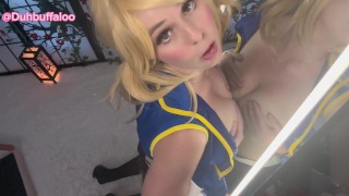 Lucy Heartfilia liebt es, einen großen Schwanz zu nehmen