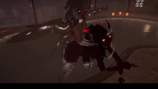 [VRChat] Diabelski piesek w basenie - Zabawa w basenie Część 2