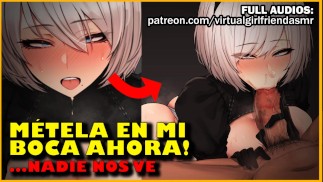 Novia caliente TE SUCCIONA hasta las BOLAS en el HOSPITAL [mamada/deepthroat] ASMR Audio Hentai