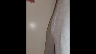 Cock reveal, hard uncut veiny plump stocky cock with thick heavy balls filled with sperm for y'all