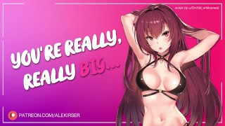 ¡Puta universitaria se folla al nerd con una polla enorme! ♡ | Juego de rol de audio ASMR