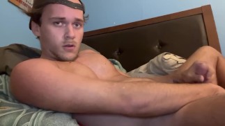 Heißer Schwuler Kerl Kommt Im Bett