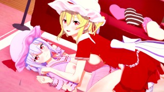 СЕКС С РЕМИЛИЕЙ И ФЛАНДРОМ ИЗ TOUHOU (ХЕНТАЙ БЕЗ ЦЕНЗУРЫ)