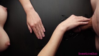 Pikantní cvičení na stole s mým manžílkem
