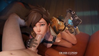 Your Dick is Under Arrest Tracer Blowjob [Grand Cupido]( Overwatch )