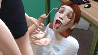 Moglie innocente si inzuppa di sperma - parte 1 - DDSims