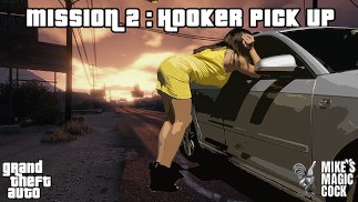 GTA リアル ライフ - ミッション 2 路上で売春婦を拾ってファックする