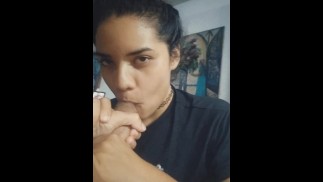 LATINA SE TRAGA TODO EL SEMEN 💦😱