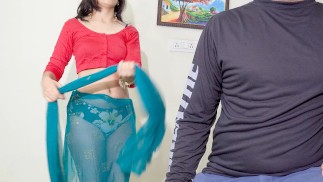Priya ke bhaiya keert terug toen ze zich aan het omkleden was voor een feestje en hard anaal neuken