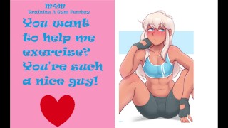 [M4M] Scopare un femboy in palestra | ASMR