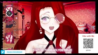 DeadlyDesiree Vtuber Cums TANTAS VEZES na estreia dos fãs