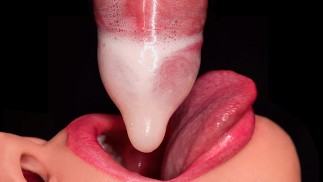 NAHAUFNAHME: GEILER MUND MELKT ALLE SPERMA IN DAS KONDOM UND ZERBRACH ES! BEST Melken BLOWJOB ASMR 4K