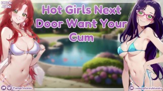 ASMR | Hot Girls Next Door Querem Sua Porra [Threesome] [Boquete Duplo] [Collab w/ yumprincesselle]