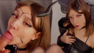 sexy succube mi ha sedotto e ottenere sperma in faccia dopo una buona scopata POV 4K