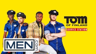 Tom de Finlandia: Estación de servicio: a pelo / MEN / River Wilson, Matthew Camp, DeAngelo Jackson