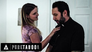PURE TABOO Troubled Teen Eliza Eves Fickt Ihren Preist, Um Ihre Religiöse Stiefmutter zu verärgern