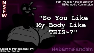 【NSFWマーベルオーディオロールプレイ】Fem!Venomナース君をガクガクさせながら巨乳を付け合う〜【F4M】