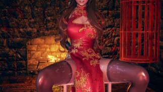 Cute asiática fodida pela máquina de dildo perfeita