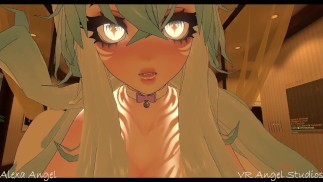 VR Аниме Акула Подружка трахает тебя после тяжелого рабочего дня, слушая LOFIGirl