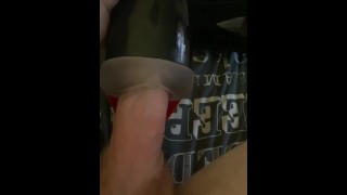 Follando a mi masturbador masculino con mi BWC! Juguete sexual! ¡Masturbándose! Juego en solitario! 😈🔥