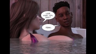 Prsatá Brunetka Podvádí A Šuká Její Nejlepší Přátele Dospívající BBC (3D Komiks)