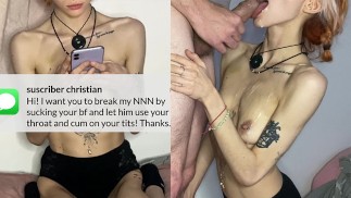 FLACA GARGANTA PROFUNDA Y CORRIDA EN LAS TETAS - FAN KINKS EPISODIO 1