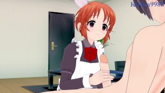 Мы с Наной Эйб занимаемся интенсивным сексом в спальне. - Хентай iDOLM@STER ЗОЛУШКИ