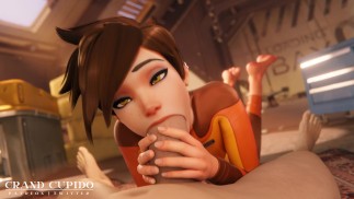 Tracer genießt großen, köstlichen Schwanz sehr [Grand Cupido](Overwatch)