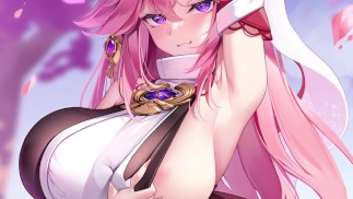 Yae Miko | NNN | Fox Girl Gauntlet Round 3 | [Genshin Impact] (Challenge) - Hentai JOI