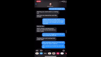sexting con el amigo de mi hijo y se viene hasta atrás de mi garganta