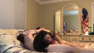 Good little slut gives blowjob and gets pussy ruthlessly pounded