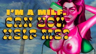 セクシーなビキニMILFはあなたの日焼け止めを必要とします...そして口![F4M]【エロオーディオ】【露出症】[見知らぬ人]