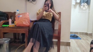 Follando chica tailandesa gimiendo fuertemente en placer orgásmico