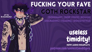 Je favoriete goth rockster neuken [diepe stem] [ruw] | Mannelijk kreunen | Audio rollenspel voor vrouwen [M4F]