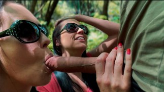 Lass mich dir einen HARTEN schnellen BLOWJOB beim Wandern in der Natur geben
