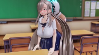 Asuna Sex im Klassenzimmer [Blaues Archiv]