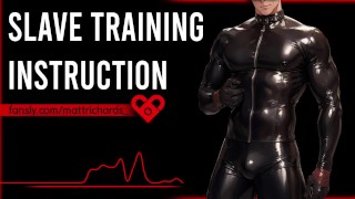 ANÁLNÍ INSTRUKCE /// SLAVE TRÉNINK JOI // ASMR