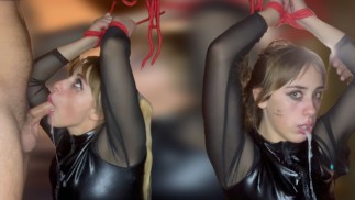 Twarda niechlujna twarz rucha się głęboko, oralny creampie Niewola ZOBACZ CAŁY FILM NA ONLYFANS Raxxxbit