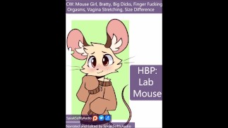 HBP-Slutty Myš Dívka Dostane Protaženo Velkými Ptáky F / A